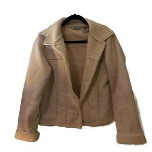 L.L. Bean Women's Faux Suede Sherpa Lined Jacket
